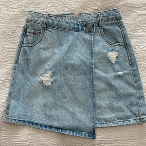 Gianni Bini Denim mini skirt